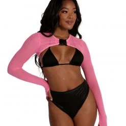 OhYes Wicked Sweet Speed Clasp Mesh Ultra Crop Top Clothing 34 OhYes Wicked Sweet Speed Clasp Mesh Ultra Crop Top Clothing