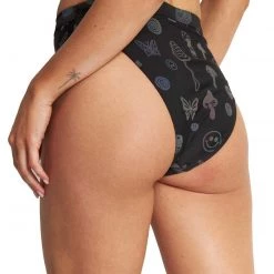 Dippin Daisies New Arrivals Wild Dimension Rainbow Reflective Hi Cut Bottoms