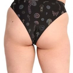 Dippin Daisies New Arrivals Wild Dimension Rainbow Reflective Hi Cut Bottoms