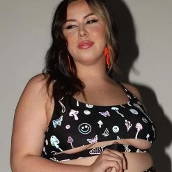 Dippin Daisies Wild Dimension Rainbow Reflective Underboob Top New Arrivals 19 Dippin Daisies Wild Dimension Rainbow Reflective Underboob Top New Arrivals