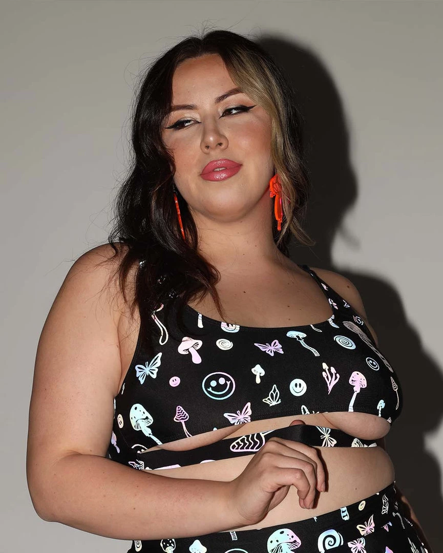 Dippin Daisies Wild Dimension Rainbow Reflective Underboob Top New Arrivals 9 Dippin Daisies Wild Dimension Rainbow Reflective Underboob Top New Arrivals