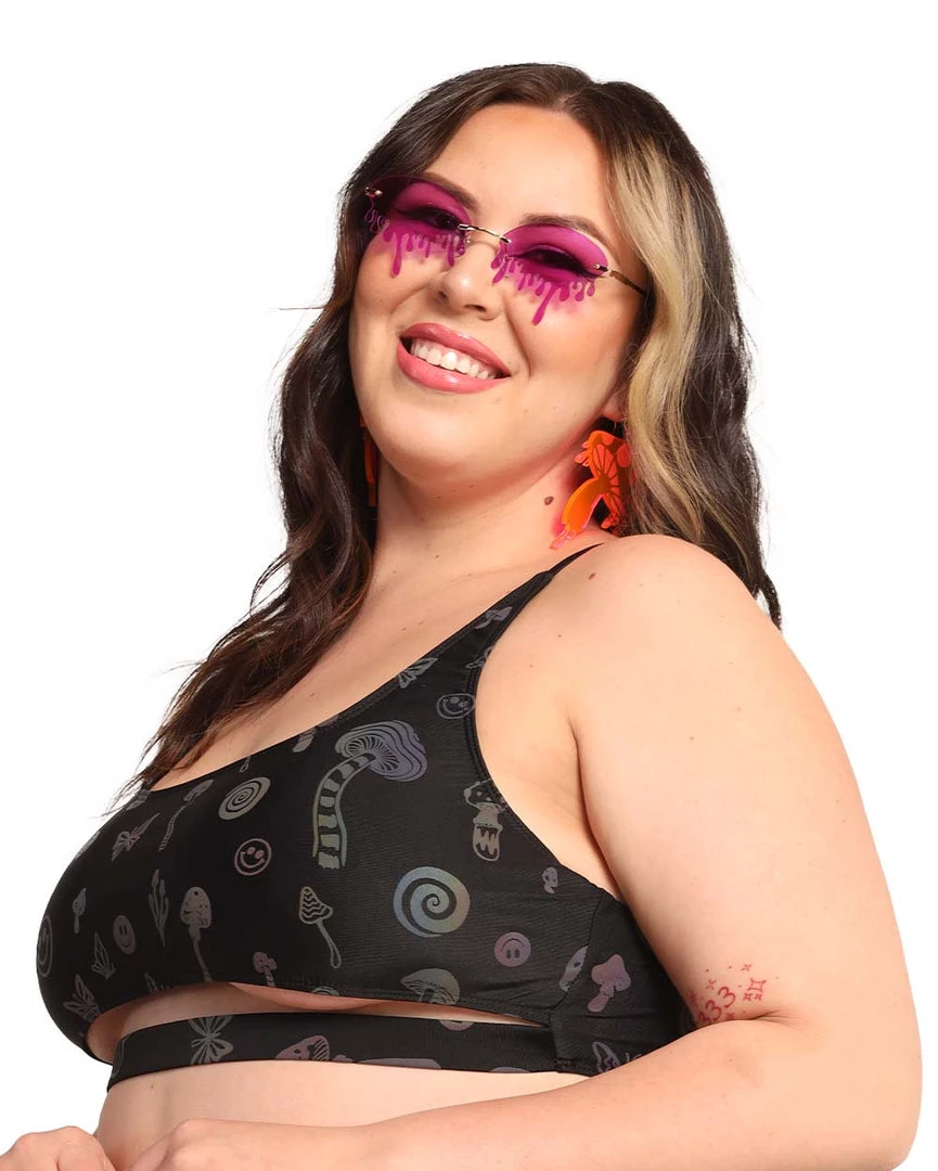 Dippin Daisies Wild Dimension Rainbow Reflective Underboob Top New Arrivals 11 Dippin Daisies Wild Dimension Rainbow Reflective Underboob Top New Arrivals