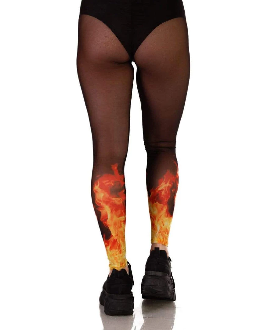 Nylon Hot Girl Mesh Leggings 6 Nylon Hot Girl Mesh Leggings