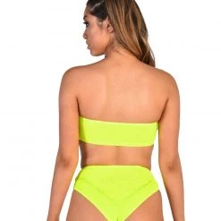 Hot & Delicious Black Bead Something More Mesh Tube Top Set