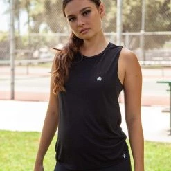 INTO THE AM Basic Women's Muscle Tank Tops