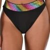 OhYes Black Rainbow High Cut Bottoms