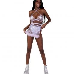 OhYes Butterfly Sparkle Wrap Around Top