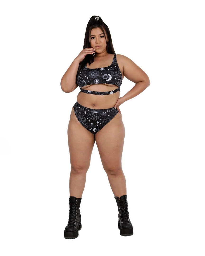 Dippin Daisies Celestial High Cut Bottoms 10 Dippin Daisies Celestial High Cut Bottoms