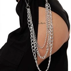 Hot & Delicious Black Bead Clothing Darkest Hours Chain Chaps