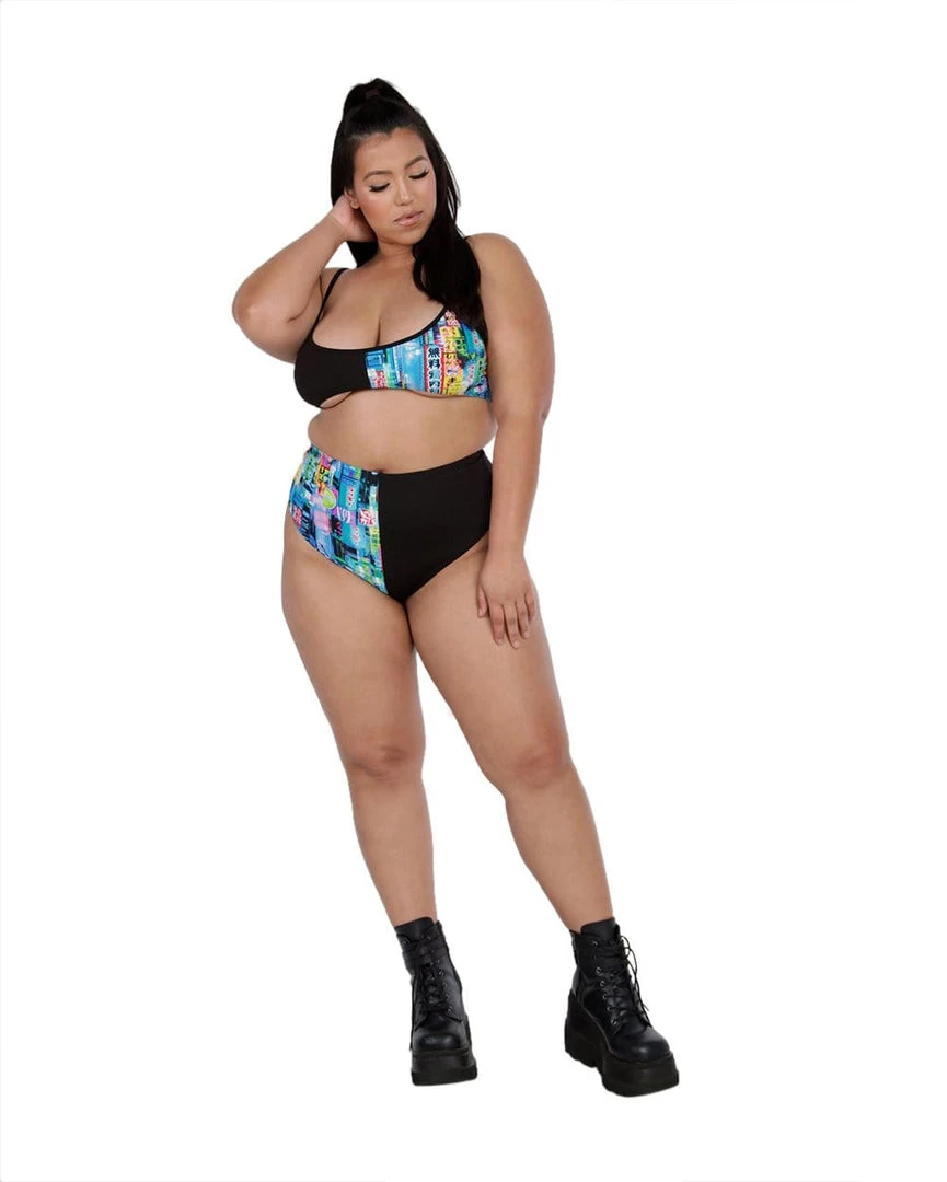 Day G Electric City Spliced Cropped Cami 10 Day G Electric City Spliced Cropped Cami