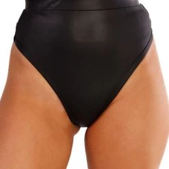 Day G Clothing Faux Leather High Rise Thong 7 Day G Clothing Faux Leather High Rise Thong
