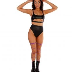 Day G Clothing Faux Leather High Rise Thong 8 Day G Clothing Faux Leather High Rise Thong