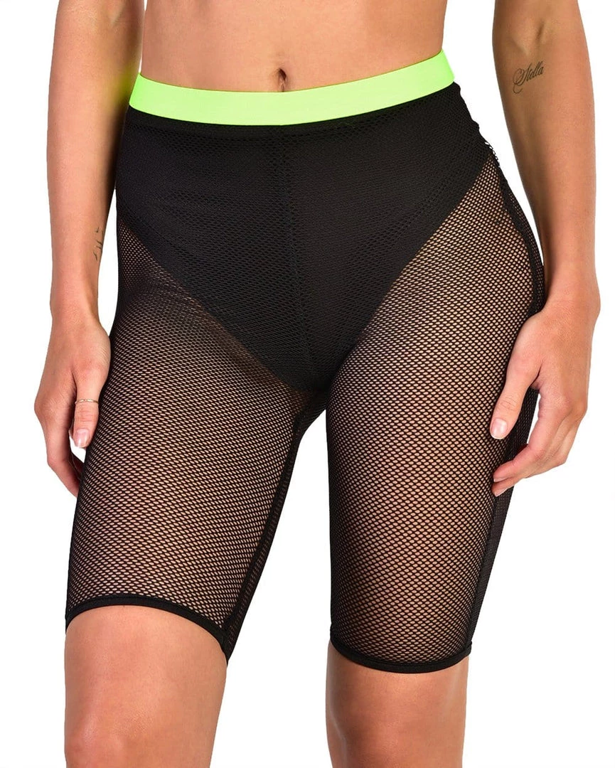 Cherry Mellow, Inc. Feisty Fishnet Biker Shorts Bottoms 8 Cherry Mellow, Inc. Feisty Fishnet Biker Shorts Bottoms
