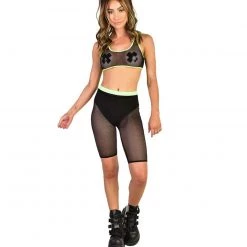 Cherry Mellow, Inc. Feisty Fishnet Biker Shorts Bottoms 19 Cherry Mellow, Inc. Feisty Fishnet Biker Shorts Bottoms