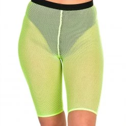 Cherry Mellow, Inc. Feisty Fishnet Biker Shorts Bottoms