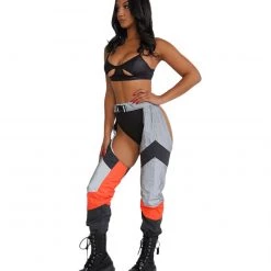 Hot & Delicious Black Bead Clothing Gettin' Down Reflective Chaps 12 Hot & Delicious Black Bead Clothing Gettin' Down Reflective Chaps