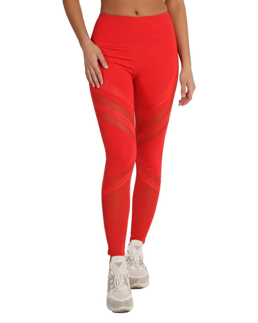 LA Society Bottoms Power Up Mesh Inset Leggings 3 LA Society Bottoms Power Up Mesh Inset Leggings