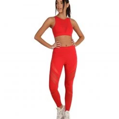 LA Society Bottoms Power Up Mesh Inset Leggings 11 LA Society Bottoms Power Up Mesh Inset Leggings
