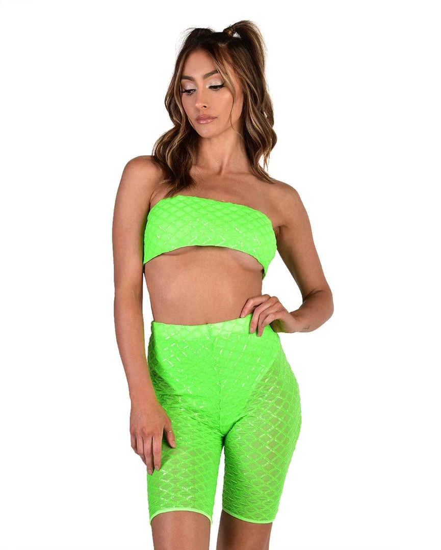 Shop 17 Bottoms Stunner Sequin Biker Shorts 5 Shop 17 Bottoms Stunner Sequin Biker Shorts