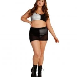 Body Language Up 2 No Good Mesh Mini Skirt