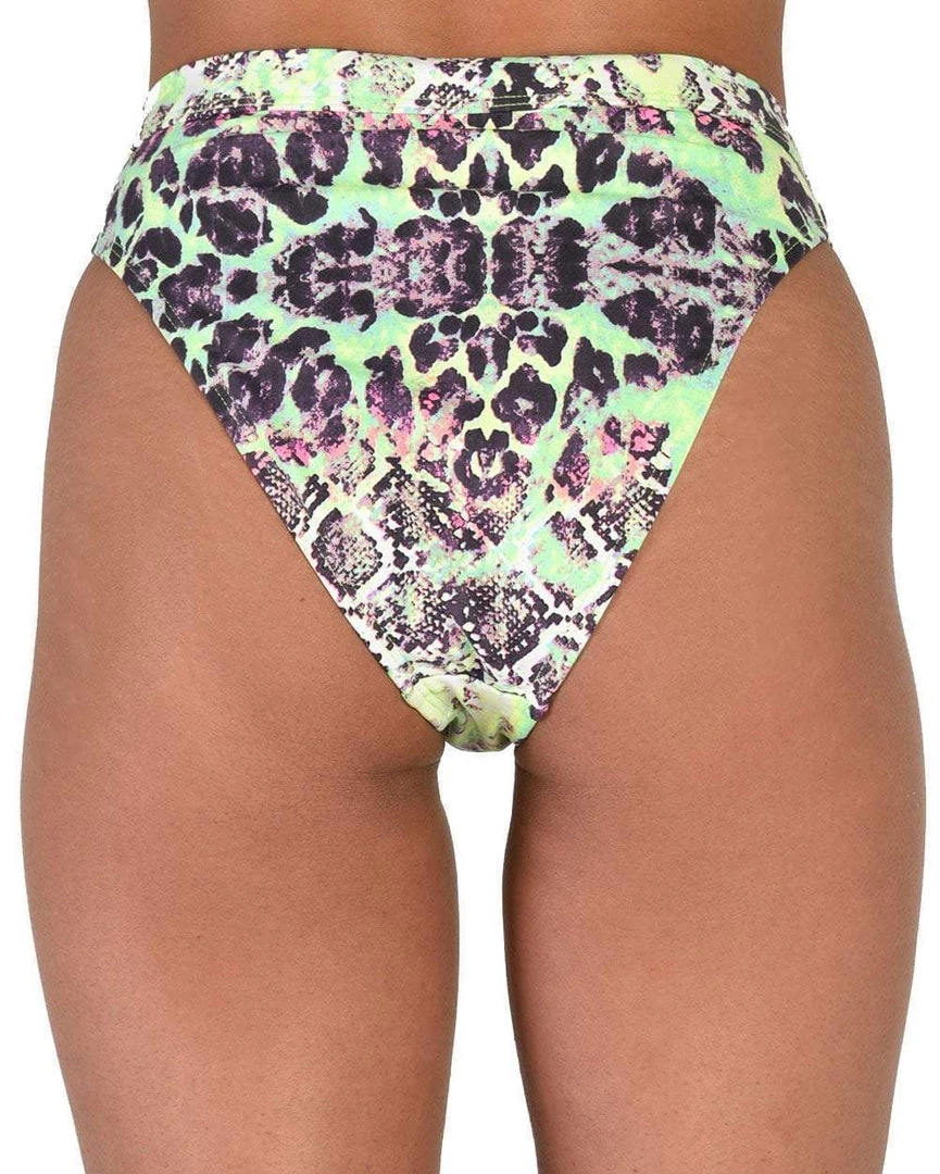 Dippin Daisies Bottoms Vivacious Venom High Waist Booty Shorts