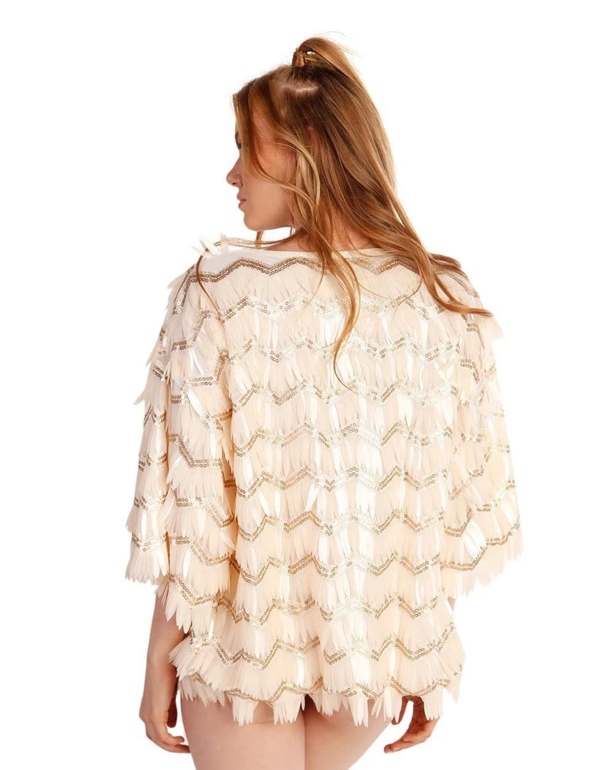 OhYes Ivory Sequin Kimono 5 OhYes Ivory Sequin Kimono