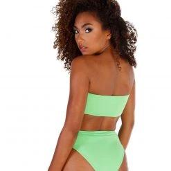 Hot & Delicious Black Bead Neon Lightz Tube Top Set