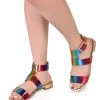 J.P. Original Corp Rainbow Day Holographic Sandals Shoes 2 J.P. Original Corp Rainbow Day Holographic Sandals Shoes