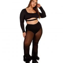 Day G Always Sleek Underboob Long Sleeve Top