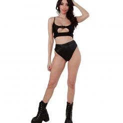 One By One Apparel Clasp It In Cut Out Crop Top Clothing 9 One By One Apparel Clasp It In Cut Out Crop Top Clothing