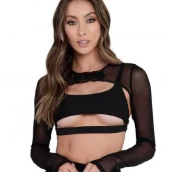 OhYes Clothing Girl Code Ultra Cropped Long Sleeve