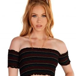 Blue Blush Tops Girl From Ipanema Crop Top 12 Blue Blush Tops Girl From Ipanema Crop Top