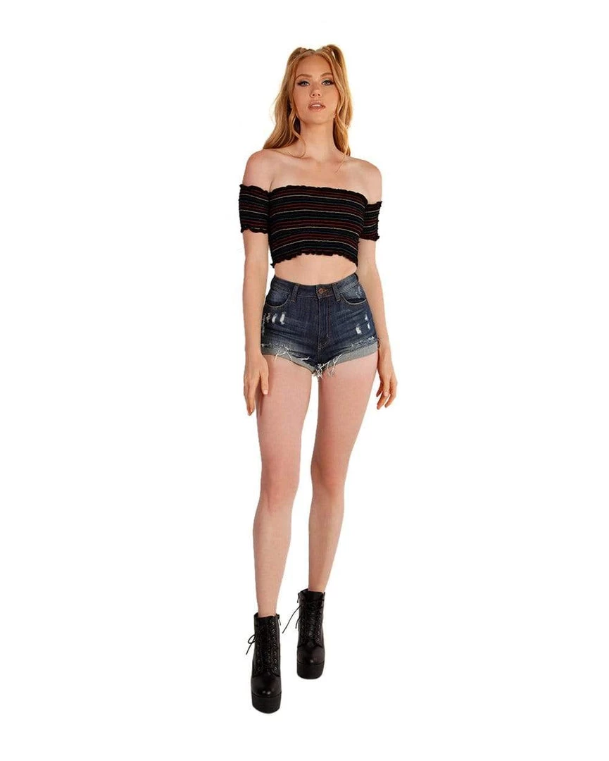 Blue Blush Tops Girl From Ipanema Crop Top 7 Blue Blush Tops Girl From Ipanema Crop Top