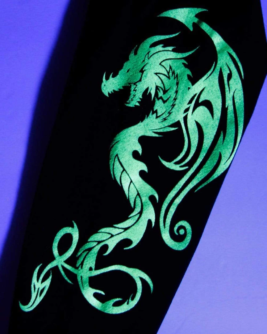 Rock & Rose Clothing Dare Me 2 Dragon Glow In The Dark Joggers 4 Rock & Rose Clothing Dare Me 2 Dragon Glow In The Dark Joggers