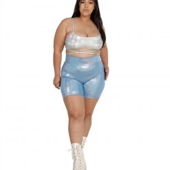 Dippin Daisies Holo Heaven Wrap Around Crop Top 31 Dippin Daisies Holo Heaven Wrap Around Crop Top