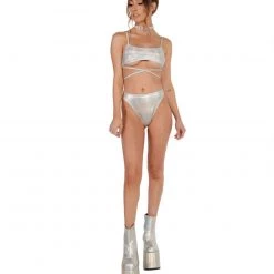 Dippin Daisies Holo Heaven Wrap Around Crop Top 24 Dippin Daisies Holo Heaven Wrap Around Crop Top