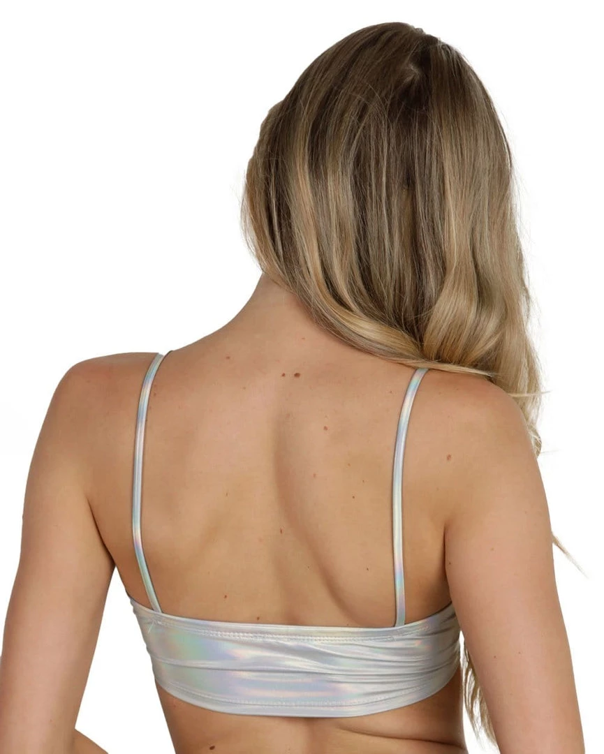 Cherry Mellow, Inc. Tops Holo Lights Underboob Crop Top 7 Cherry Mellow, Inc. Tops Holo Lights Underboob Crop Top