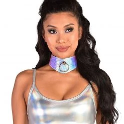 J. Valentine X IHR Silver Beam Crop Top