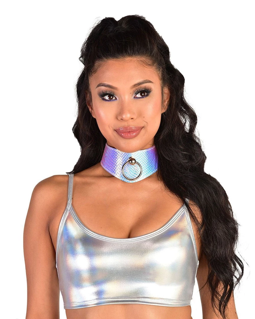 J. Valentine X IHR Silver Beam Crop Top 3 J. Valentine X IHR Silver Beam Crop Top