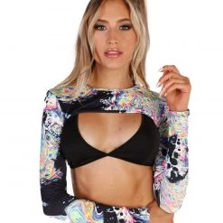 Day G Liquid Tripp Ultra Crop Long Sleeve