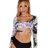 Day G Liquid Tripp Underboob Long Sleeve