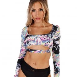 Day G Liquid Tripp Underboob Long Sleeve