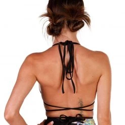 Day G Tops Liquid Tripp Splice Wrap Around Bikini Top