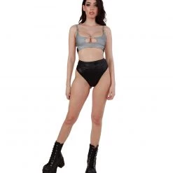 OhYes Clothing Radical Reflective Chain Crop Top