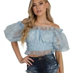 Hot & Delicious Black Bead Spoiled AF Ruffle Crop Top Tops 14 Hot & Delicious Black Bead Spoiled AF Ruffle Crop Top Tops