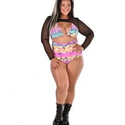 Day G Sunset Palms Triangle Top