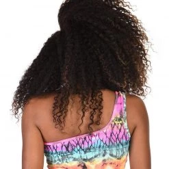 Day G Sunset Palms One Shoulder Crop Top