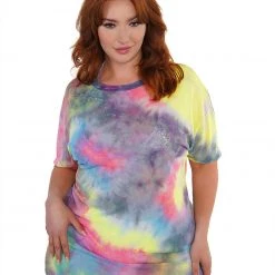 Day G Tops Tie-Dye Cutie Oversized Mesh Tee