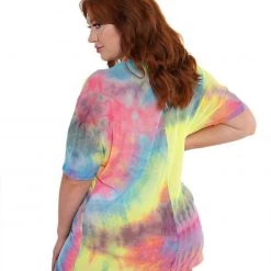 Day G Tops Tie-Dye Cutie Oversized Mesh Tee