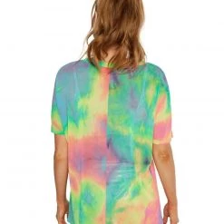 Day G Tops Tie-Dye Cutie Oversized Mesh Tee